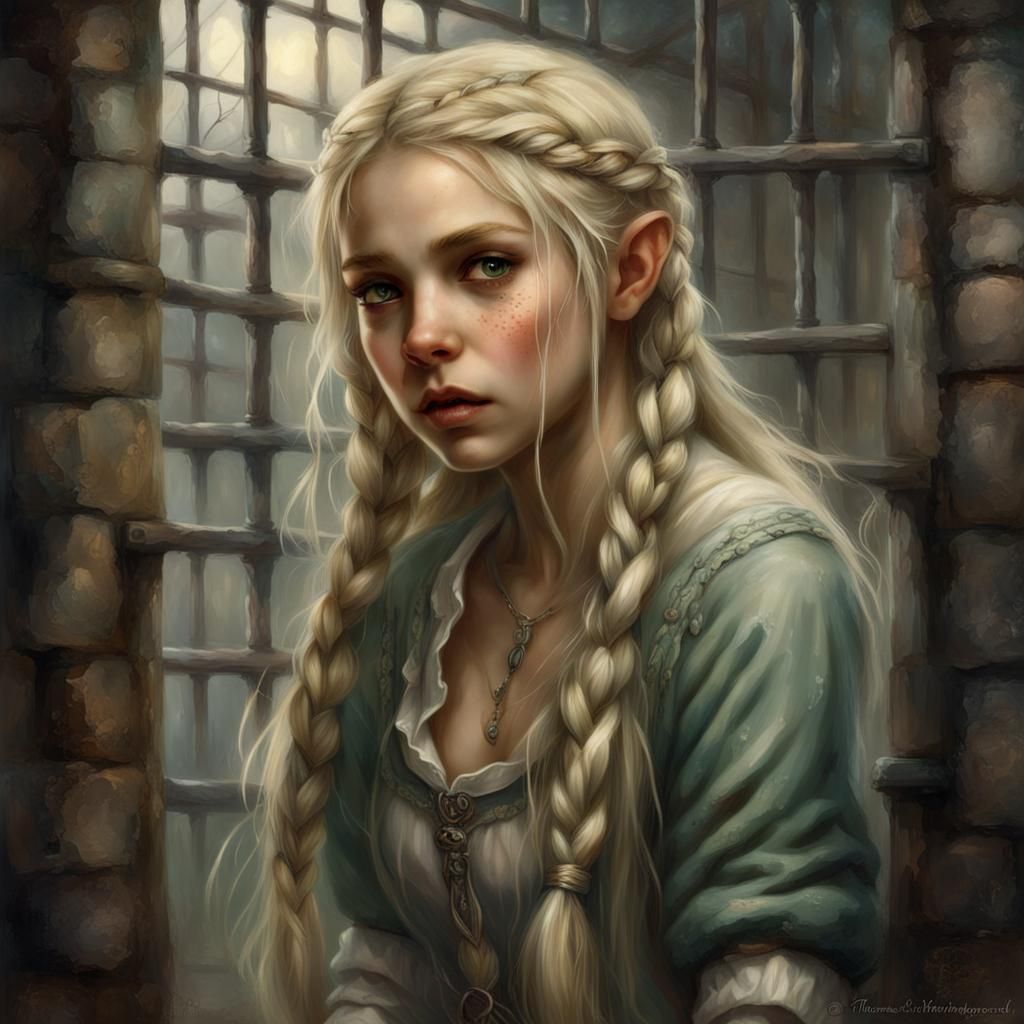 Half-elf in prison