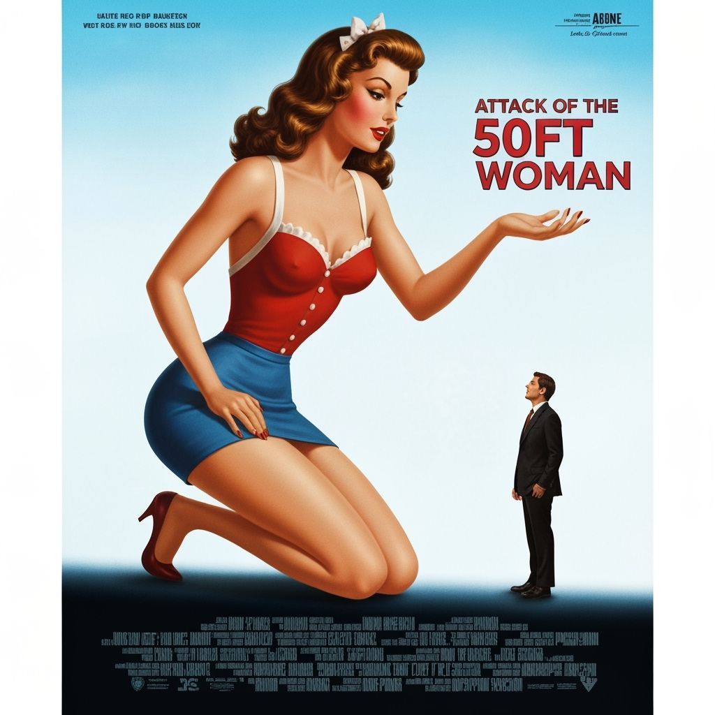 Attack of the 50ft Woman Movie Poster
