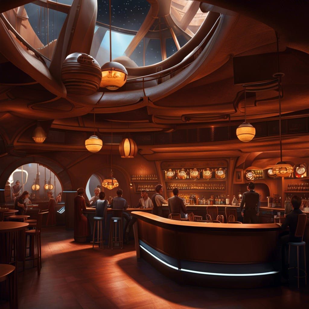 Star Wars Cantina Coffee House Interior
