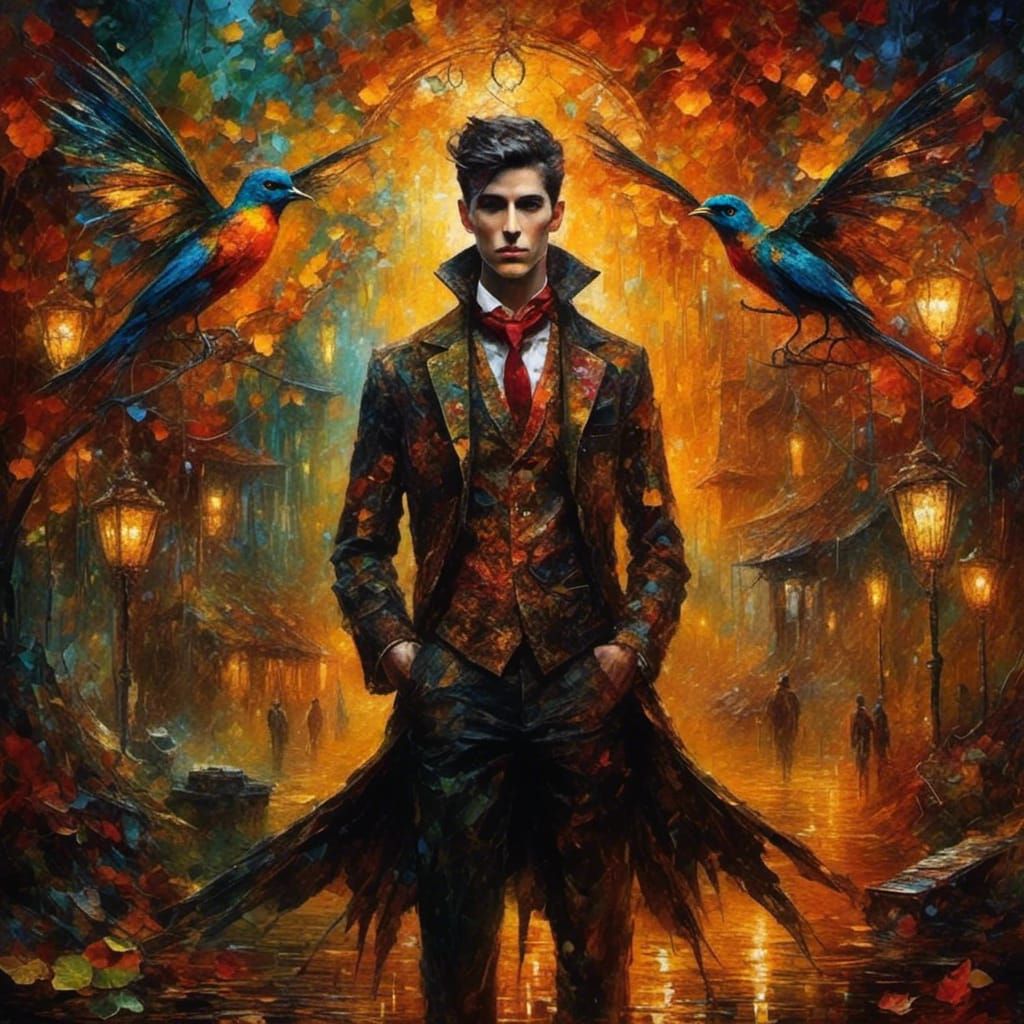 Abstract AI-Generated Art with Dynamic Design