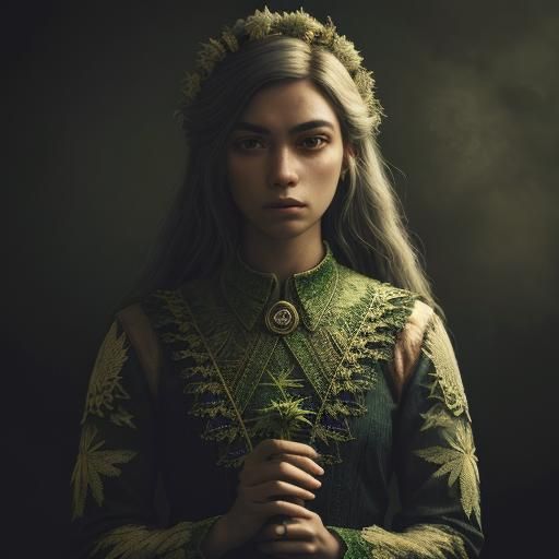 Hyperrealistic Cannabis Close-Up in High Definition