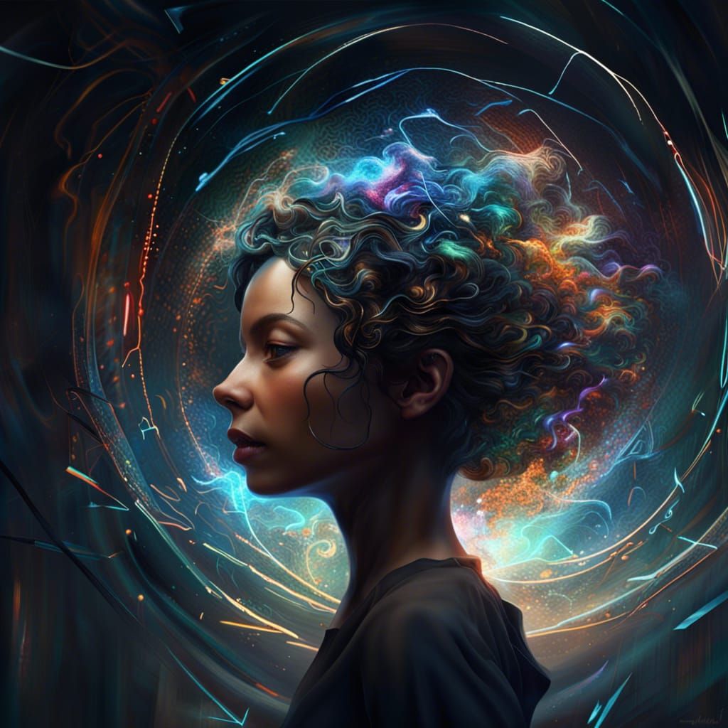 Quantum Reality: Dynamic Digital Painting in 8k