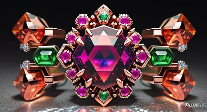 flawless stones detailed contrasting edges Ruby in shape of ...