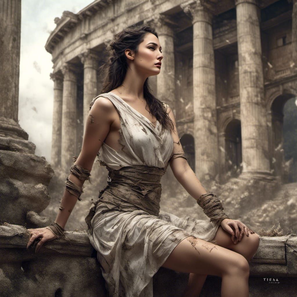 Barbarian Girl at the Roman Slave Auction