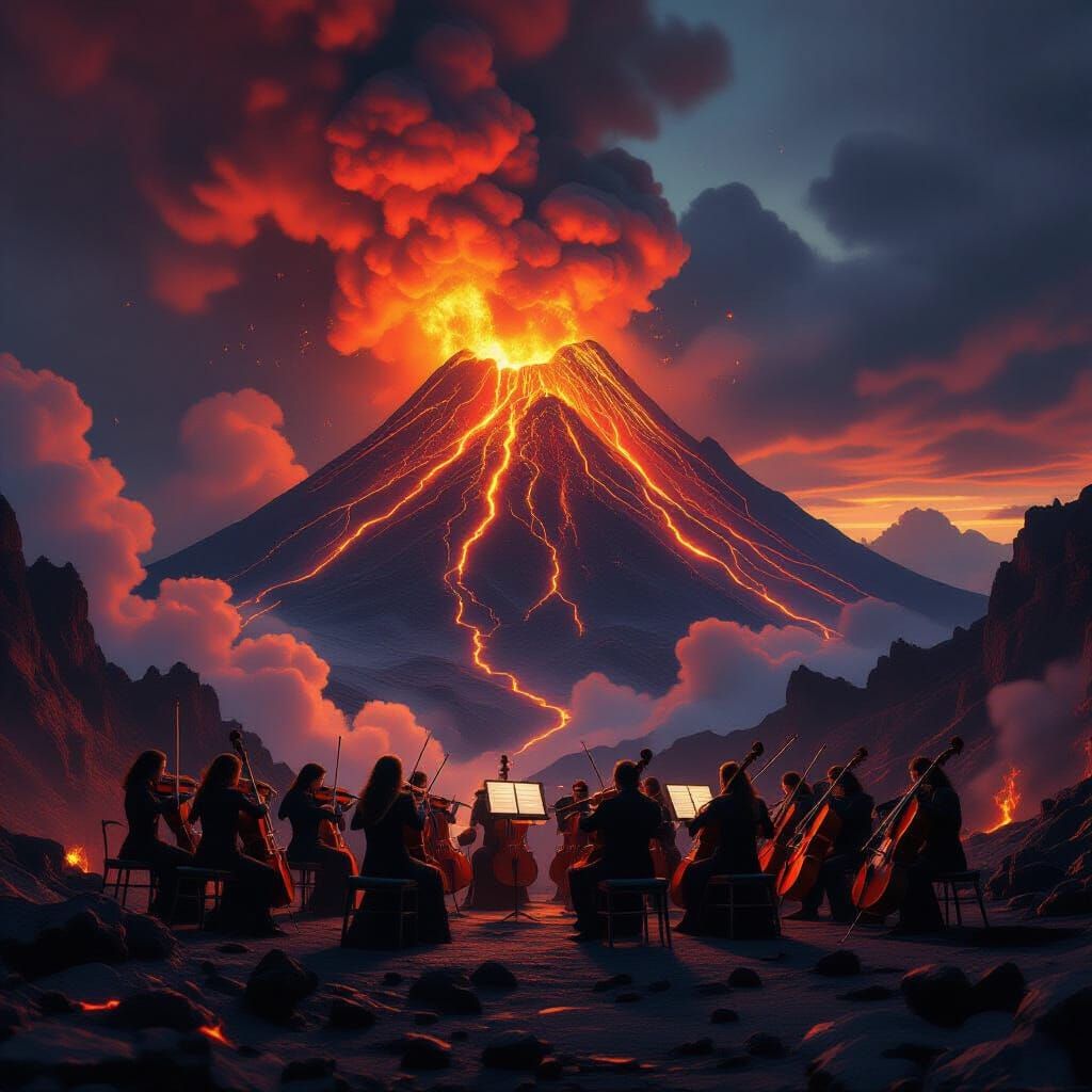 Orchestra on Fiery Mountain Crest