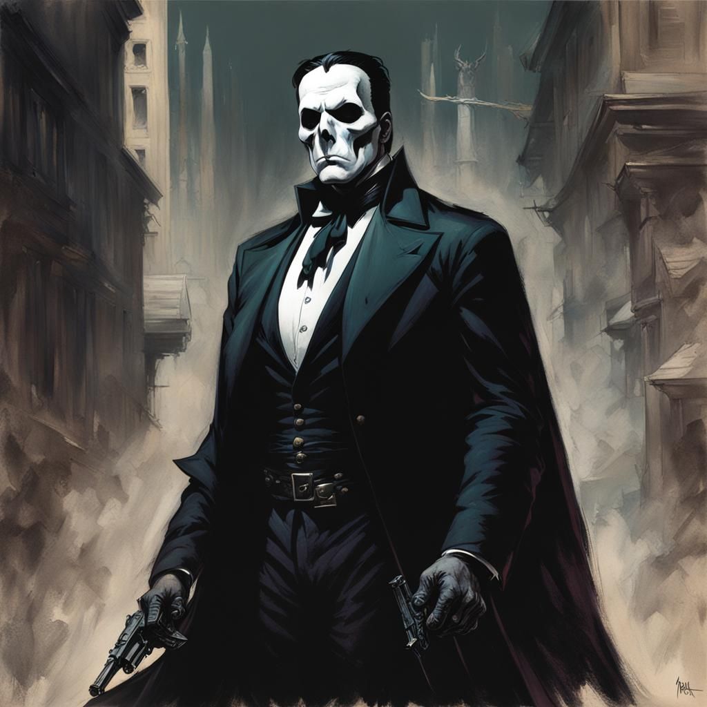 Sinister Phantom Figure by Rutkowski Style