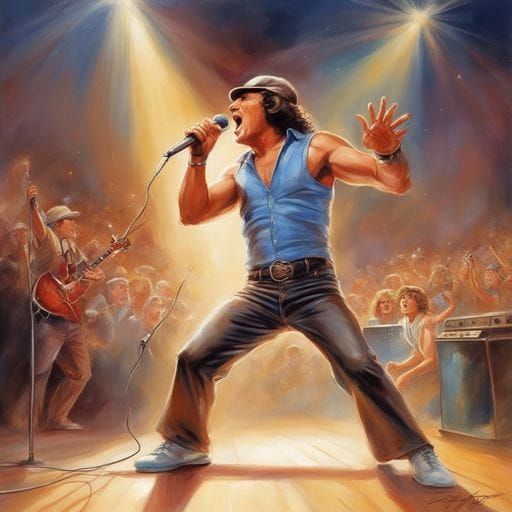 Brian Johnson AC/DC Concert Performance