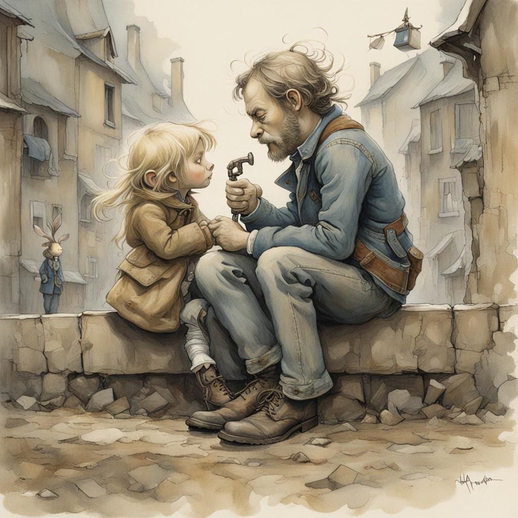 Loving Couple in Jean-Baptiste Monge Style