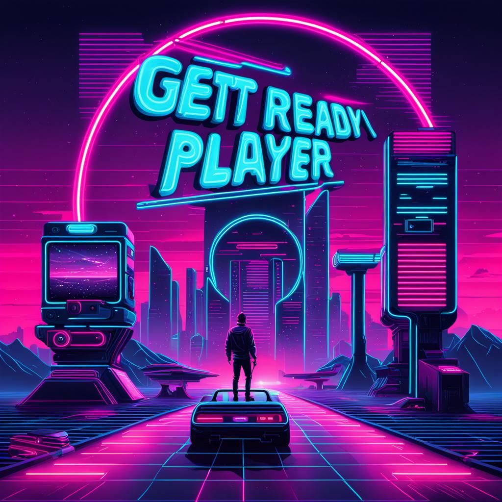 Synthwave Neon Retro Design