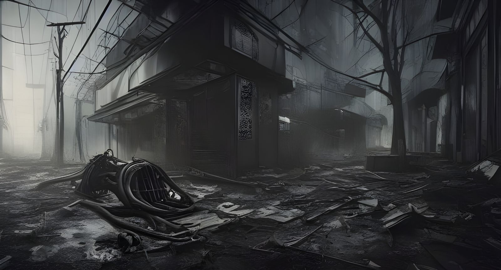 Dark Post-Apocalyptic Tokyo in Unreal Engine 5