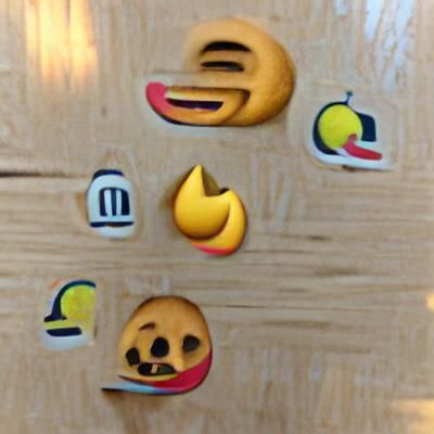 Simple Yellow Circular Emoji Image