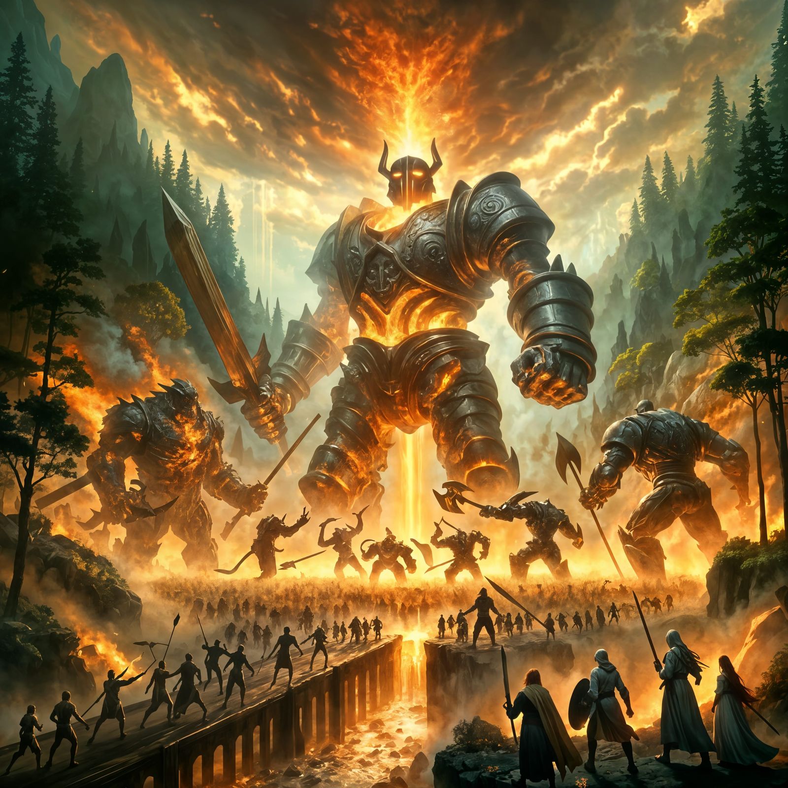 Living Forge Awakens in Mystical Forest