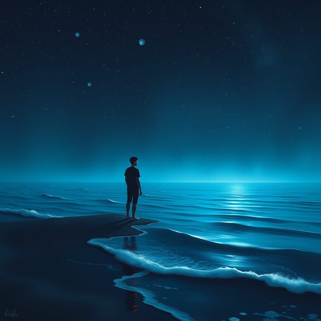 A Person's Soul Mirrored in the Infinite Ocean