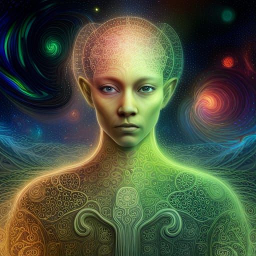 Extraterrestrial Civilizations in Surrealist Style