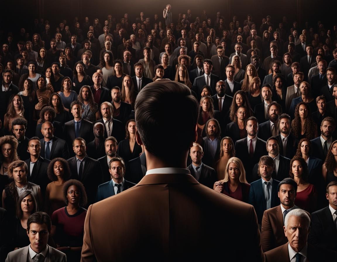 A Man Doing Public Speaking