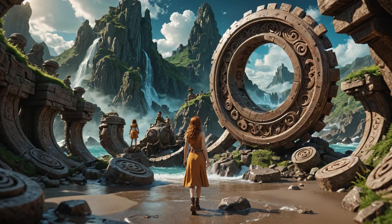 Detailed 3D Anime Movie Still in 8k