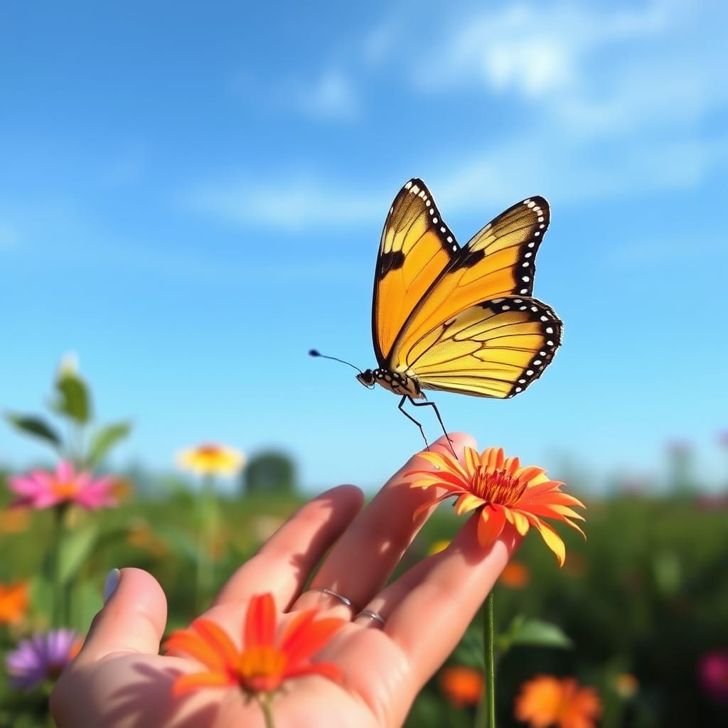 Butterfly's Confusing World: A Humorous AI Interpretation