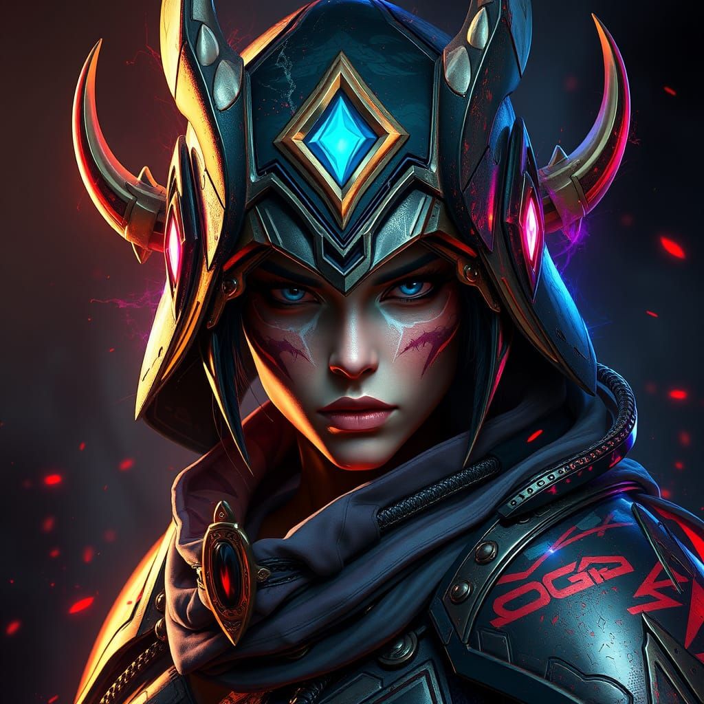 Ethereal Space Witch in Triadic Hues