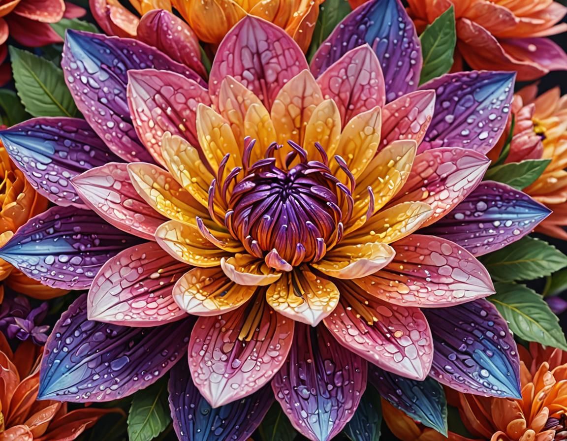 Hyperrealistic Blossoming Flower in 4K Resolution