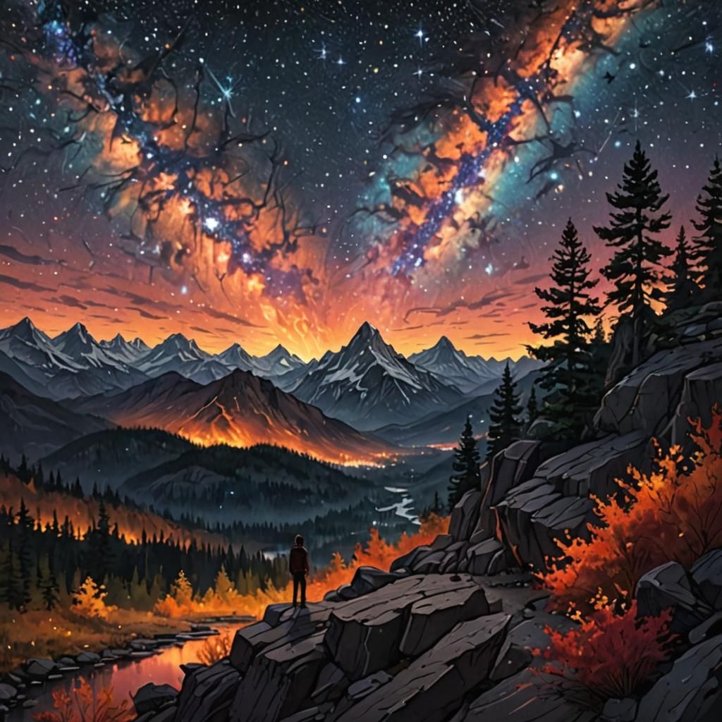 Afire Stars: Love and Loneliness in the Sky