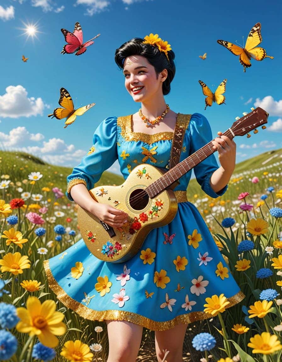 Elvis Celebrates Beach Holidays in Colorful 3D