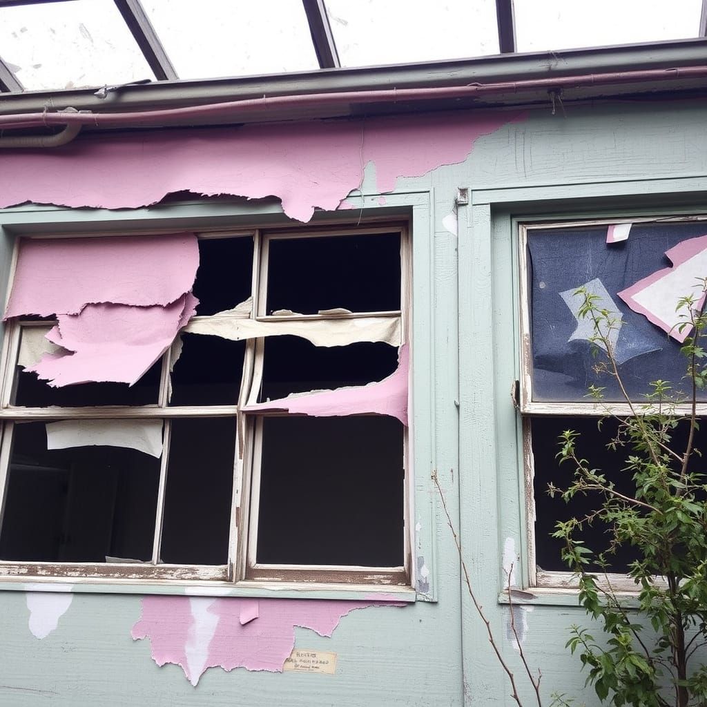 Whispers of Forgotten Dreams in Peeling Colors