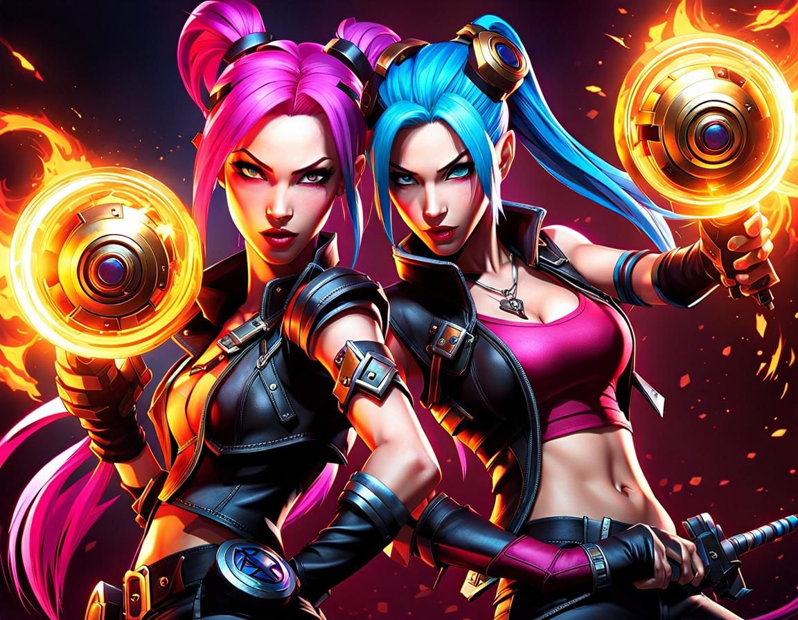 Jinx and Vi Team Up to Protect Piltover
