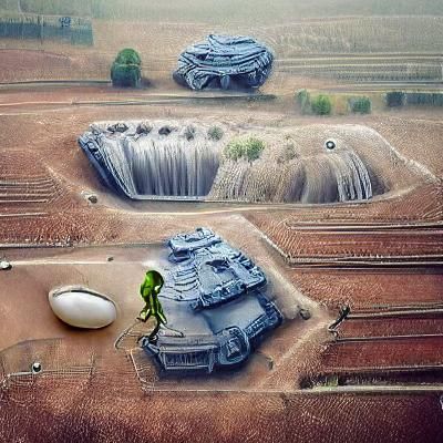 Lone Soldier Discovers Alien Breeding Tanks in Hyperrealism