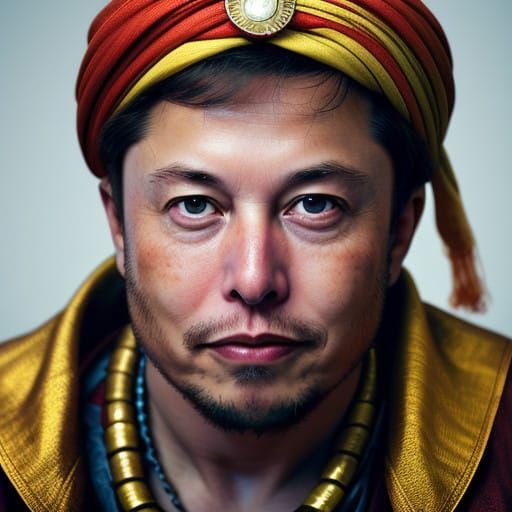 Visionary Entrepreneur in Traditional Indian Attire