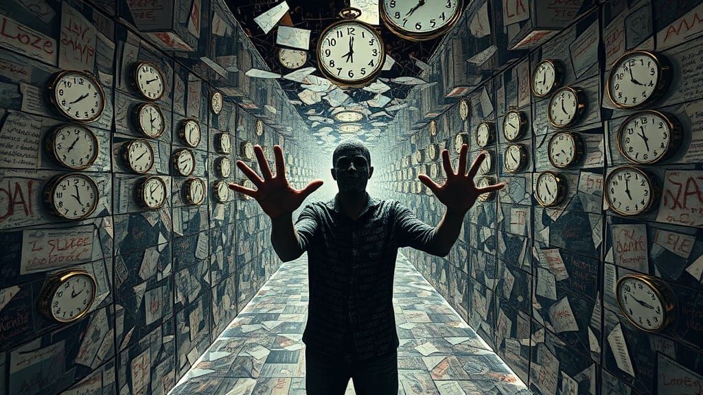 Surrealism of Shattered Sanity in Ultra-Detailed 8K Labyrint...