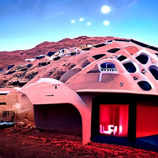 Futuristic City on Mars: A Vision of Tomorrow