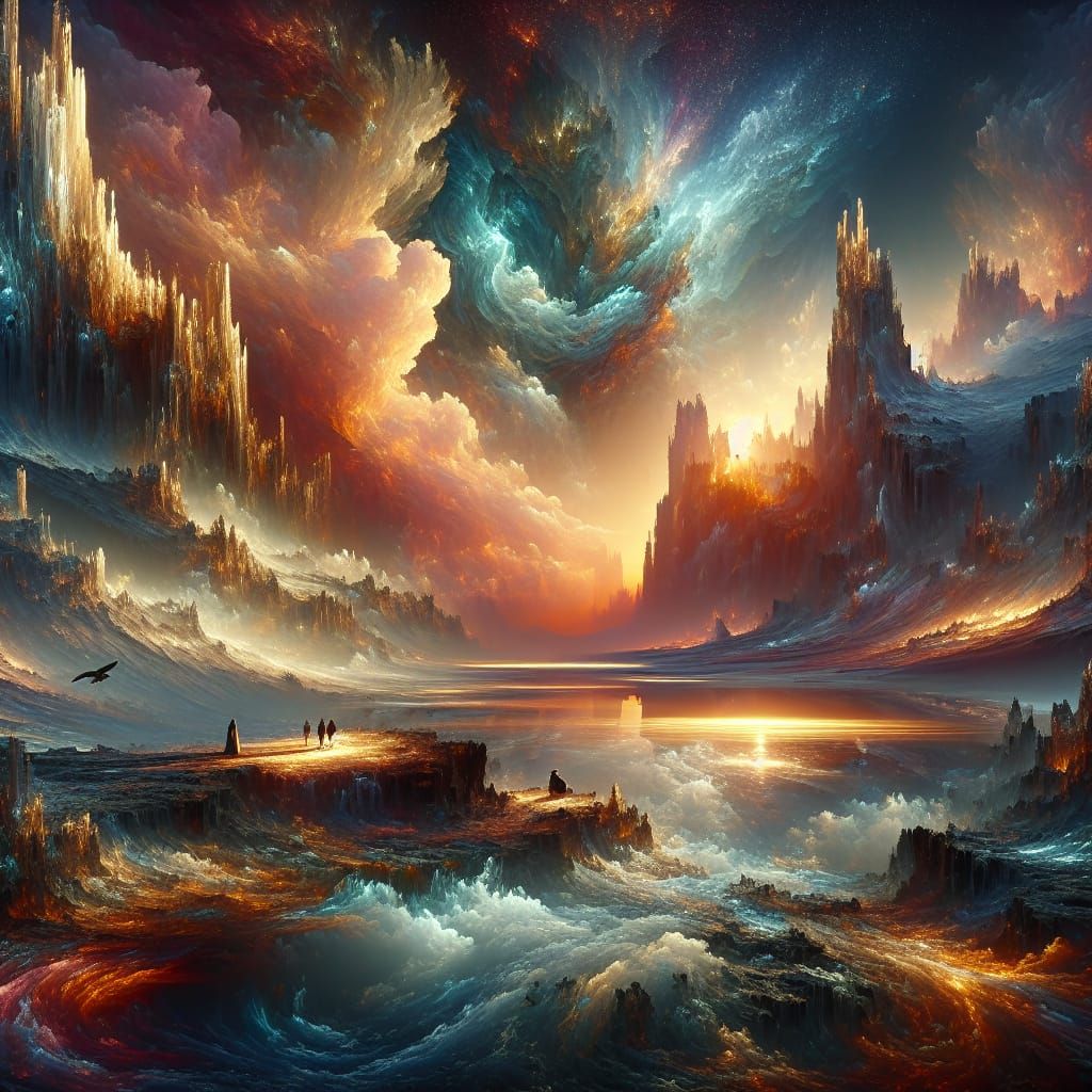 Fantasy Matte Painting: The Bonds that Break