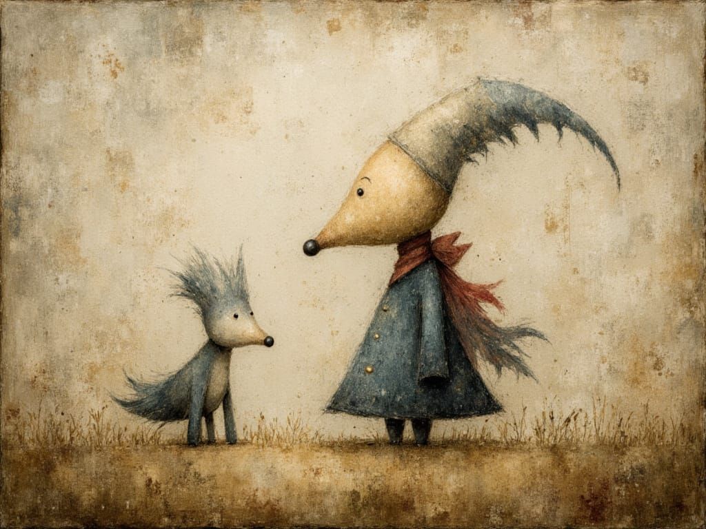 Cottagecore Tranquility in Earth Tones