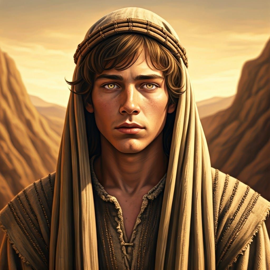 Youthful Prophet in Golden Hour