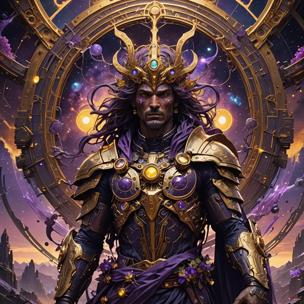 World-Destroying Cosmic Being: Dark Fantasy Concept Art