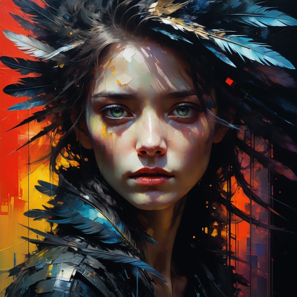 Ember Eyes: The Warrior of Painted Shadows