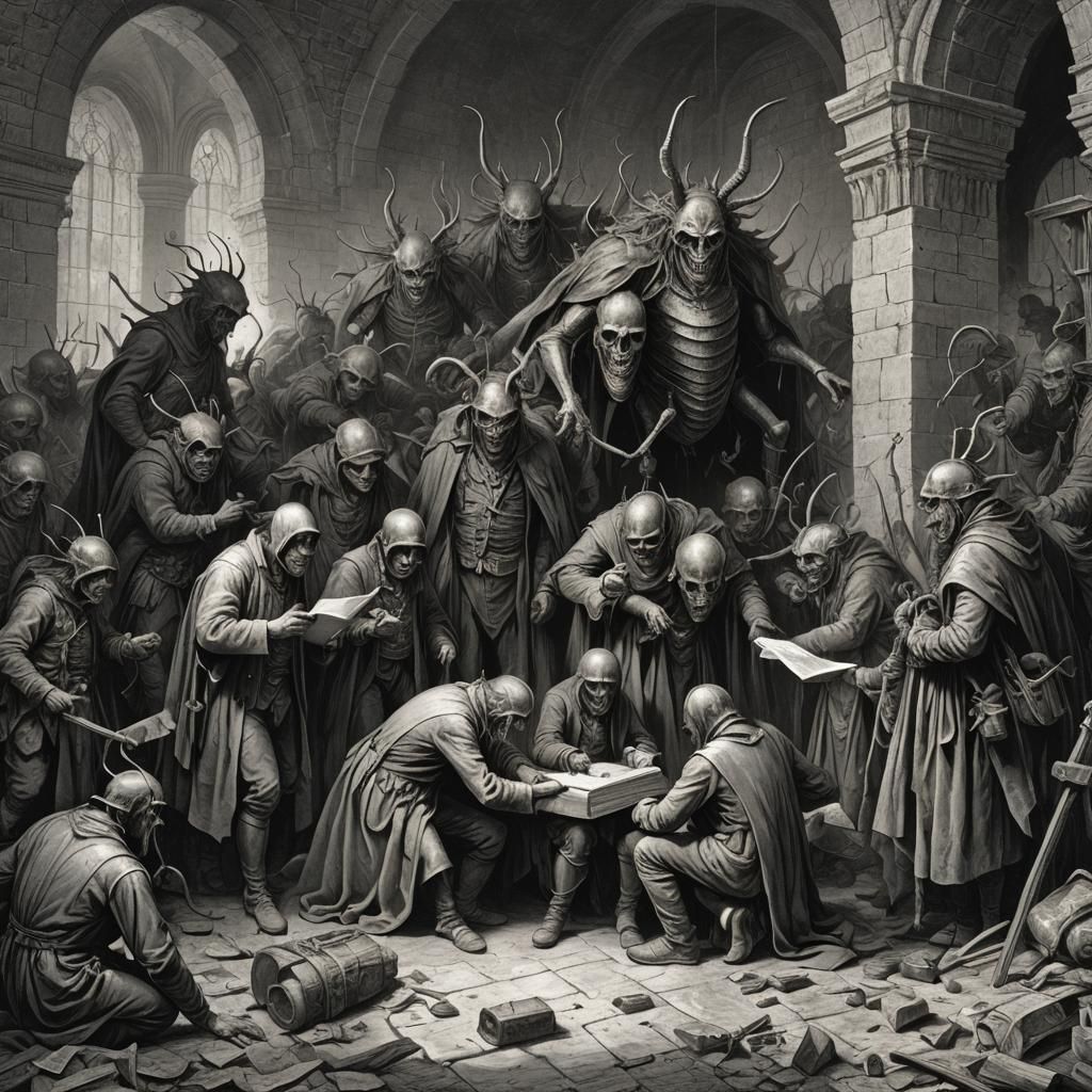 Software Developers Fix Bug: Horror Engraving