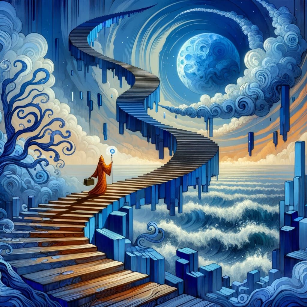 Stairway to the Blue Moon 1