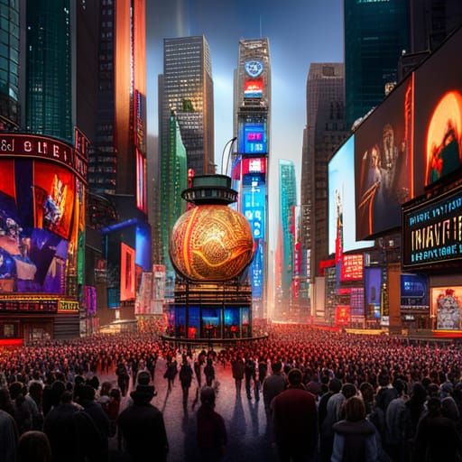 Times Square Ball Drop: New Year's Eve Celebration