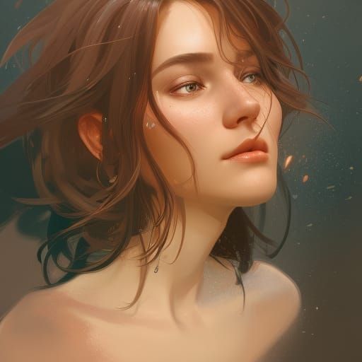 Detailed Portrait with Dynamic Lighting in 8K Resolution