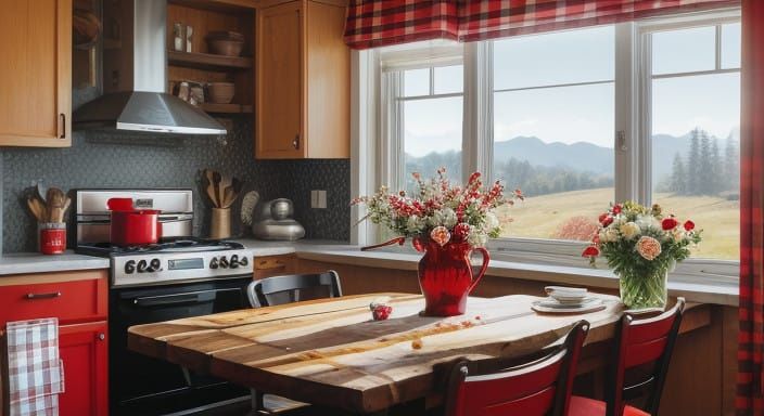 A Gorilla Unleashed in a Classic Kitchen Setting