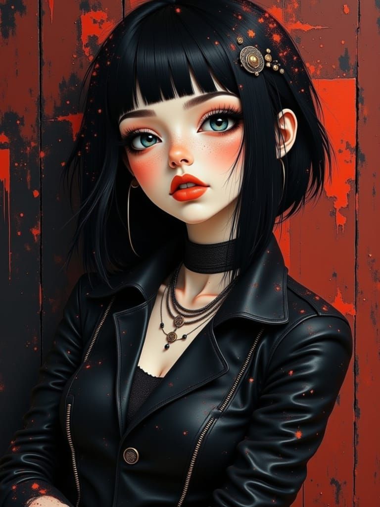 All in black