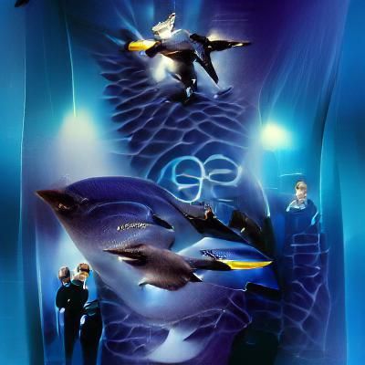 Retro Seaquest DSV Style Poster Art
