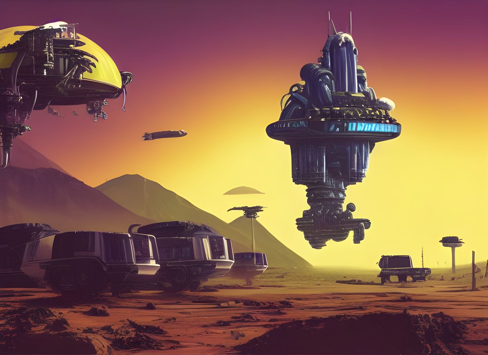 Aliens Shopping at WalMart: Hyperdetailed Concept Art