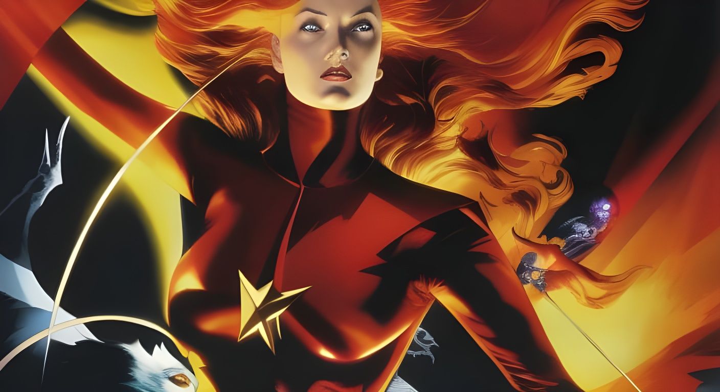 Dark Phoenix Saga: A Surrealist Graphic Novel