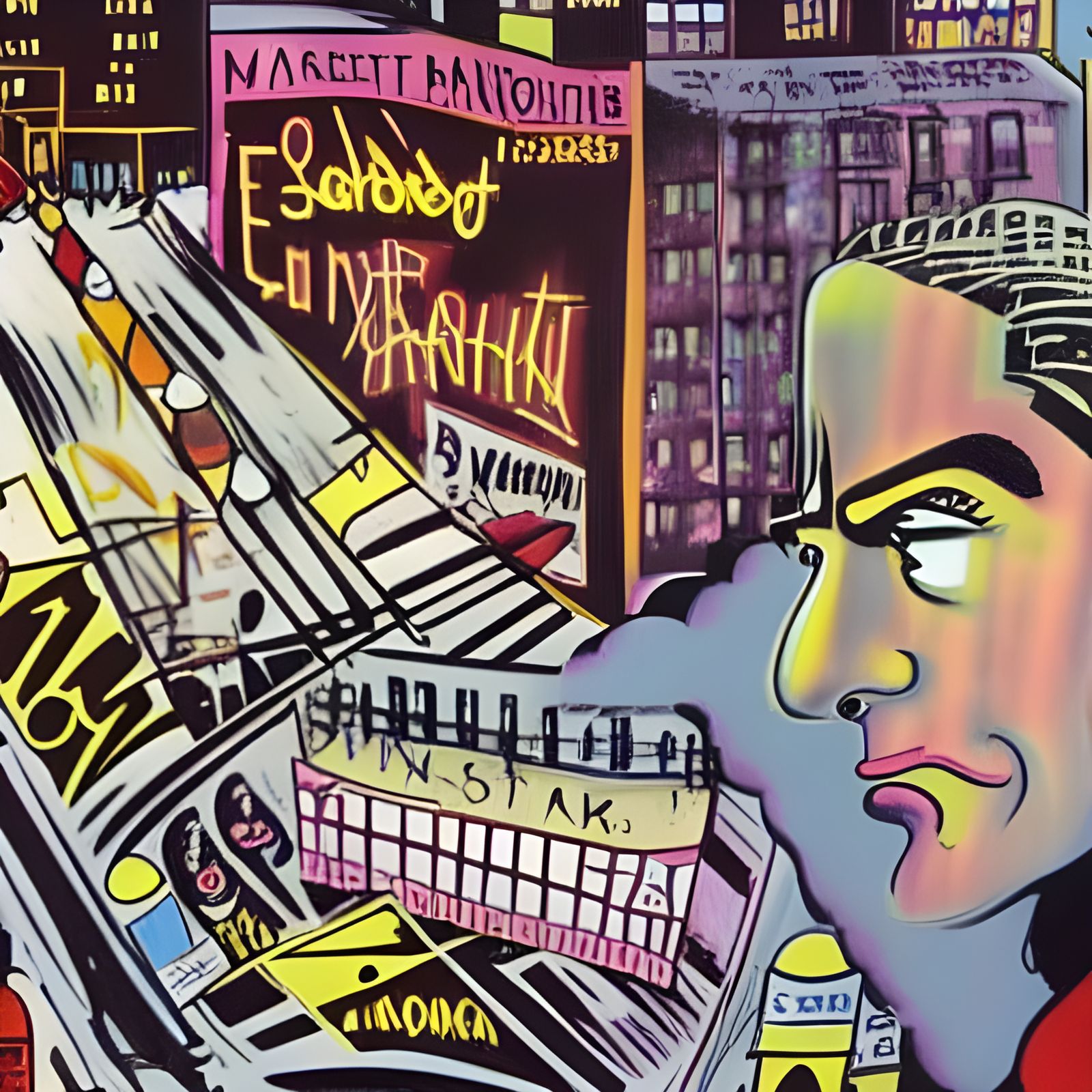 Berlin Nightlife in Film Noir Style