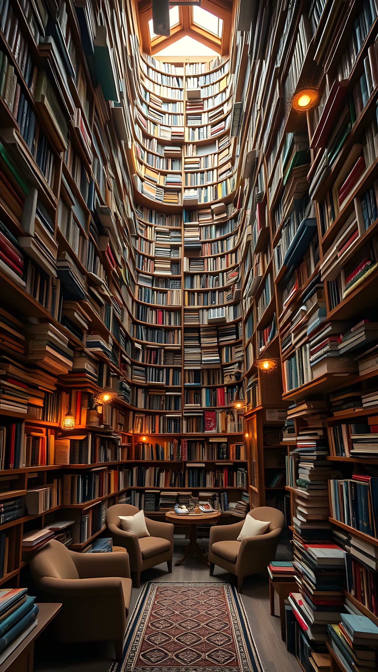 Quaint Bookstore Sanctuary with Endless Reading Adventures