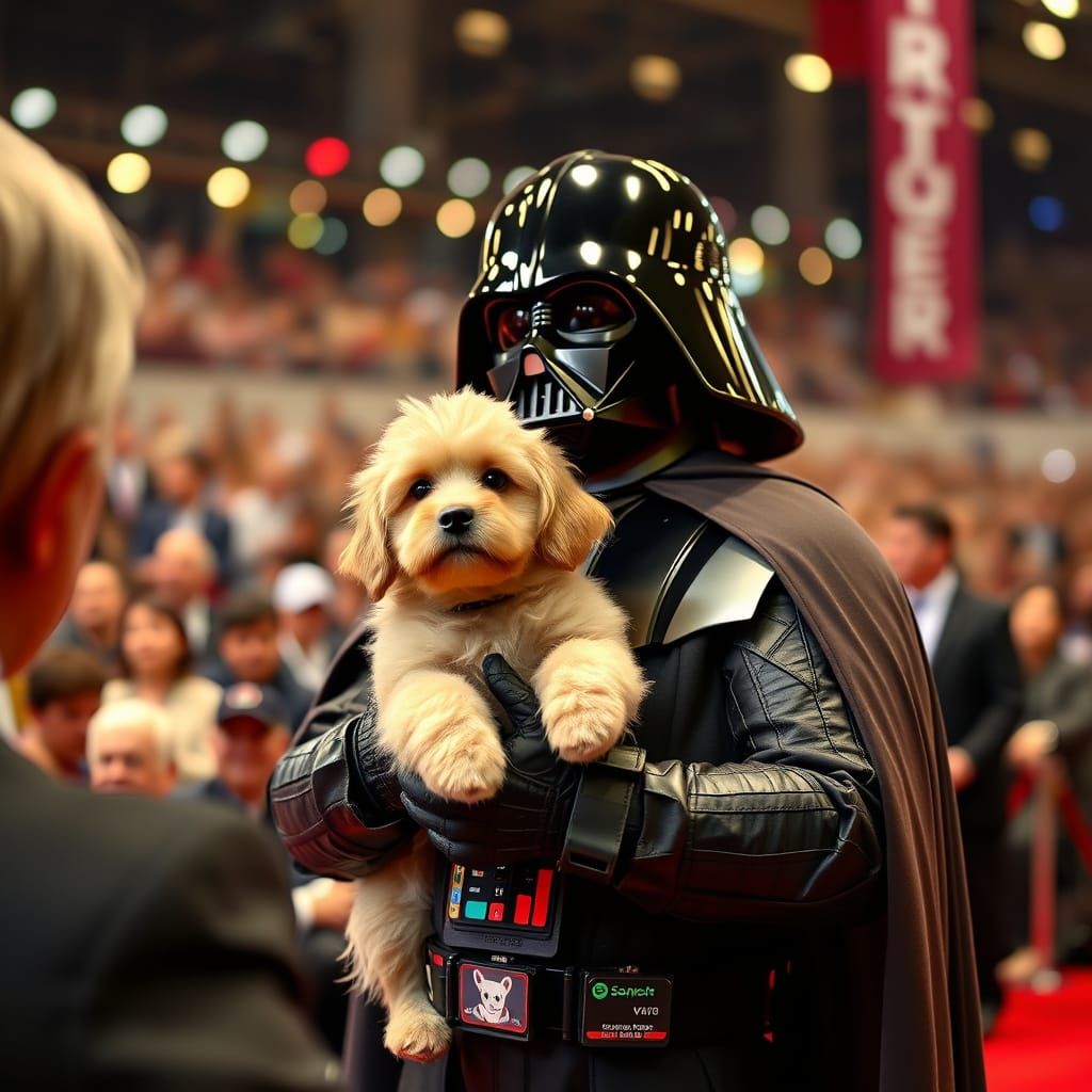Darth Vader in a Heartwarming Dog Show Moment