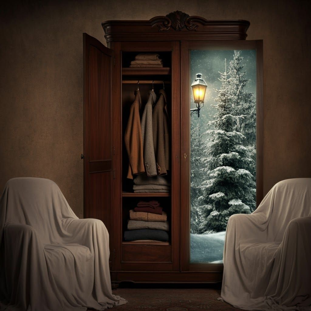 Narnia Portal Hidden in Antique Wardrobe