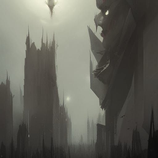 Sinister Image in a Dark Fantasy Style